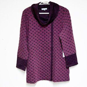 NWT HABITAT 36615 INNER CIRCLE COWL TUNIC Wine 36615 Sz S M
